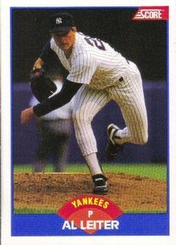 #580 Al Leiter - New York Yankees - 1989 Score Baseball