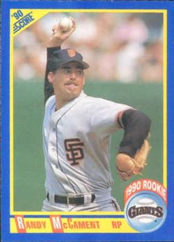 #580 Randy McCament - San Francisco Giants - 1990 Score Baseball