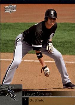 #580 Jerry Owens - Chicago White Sox - 2009 Upper Deck Baseball