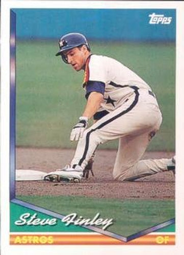 #580 Steve Finley - Houston Astros - 1994 Topps Baseball