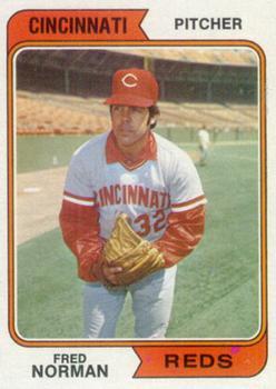 #581 Fred Norman - Cincinnati Reds - 1974 Topps Baseball