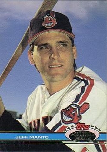 #582 Jeff Manto - Cleveland Indians - 1991 Stadium Club Baseball