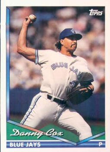 #582 Danny Cox - Toronto Blue Jays - 1994 Topps Baseball