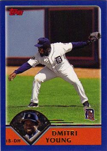 #582 Dmitri Young - Detroit Tigers - 2003 Topps Baseball