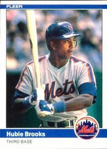 #582 Hubie Brooks - New York Mets - 1984 Fleer Baseball