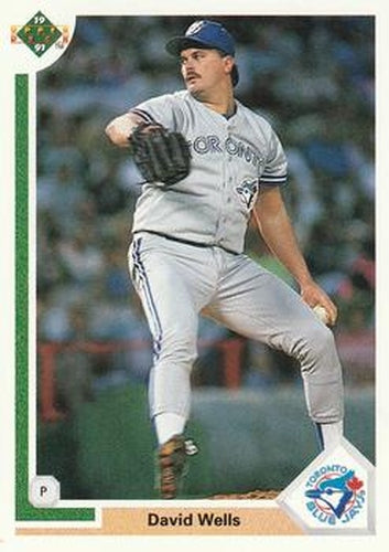 #583 David Wells - Toronto Blue Jays - 1991 Upper Deck Baseball
