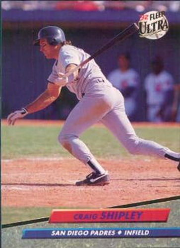 #583 Craig Shipley - San Diego Padres - 1992 Ultra Baseball