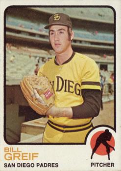 #583 Bill Greif - San Diego Padres - 1973 Topps Baseball