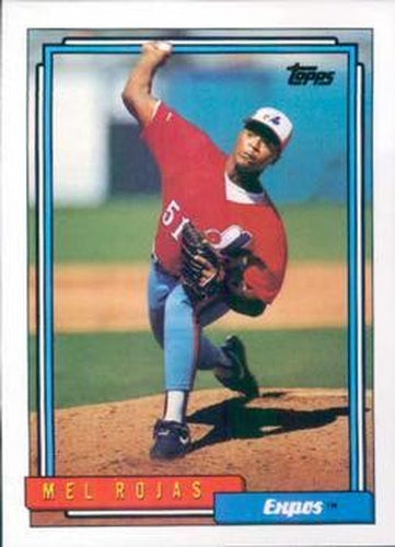 #583 Mel Rojas - Montreal Expos - 1992 Topps Baseball