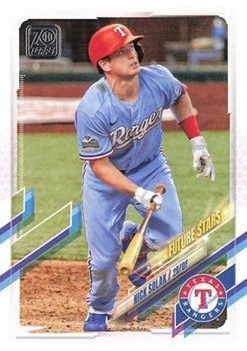 #583 Nick Solak - Texas Rangers - 2021 Topps Baseball