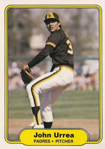 #583 John Urrea - San Diego Padres - 1982 Fleer Baseball