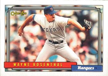 #584 Wayne Rosenthal - Texas Rangers - 1992 O-Pee-Chee Baseball