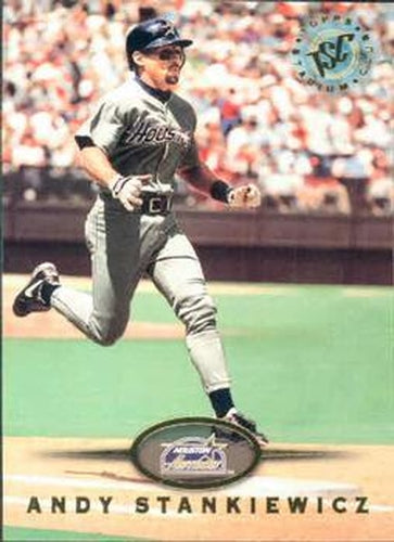 #584 Andy Stankiewicz - Houston Astros - 1995 Stadium Club Baseball