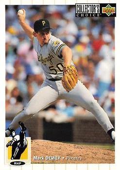 #584 Mark Dewey - Pittsburgh Pirates - 1994 Collector's Choice Baseball