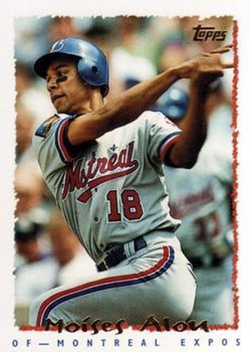 #584 Moises Alou - Montreal Expos - 1995 Topps Baseball