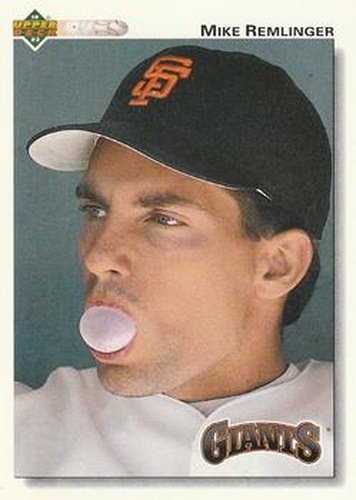 #585 Mike Remlinger - San Francisco Giants - 1992 Upper Deck Baseball