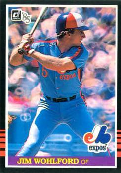#585 Jim Wohlford - Montreal Expos - 1985 Donruss Baseball