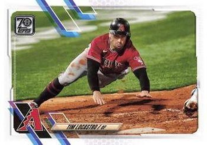 #585 Tim Locastro - Arizona Diamondbacks - 2021 Topps Baseball
