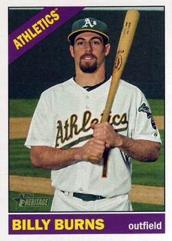 #586 Billy Burns - Oakland Athletics - 2015 Topps Heritage Baseball