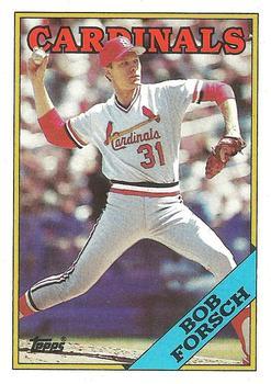 #586 Bob Forsch - St. Louis Cardinals - 1988 Topps Baseball