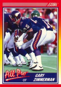 #586 Gary Zimmerman - Minnesota Vikings - 1990 Score Football