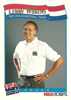 #586 Lenny Wilkens - USA - 1991-92 Hoops Basketball