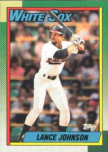 #587 Lance Johnson - Chicago White Sox - 1990 O-Pee-Chee Baseball