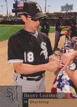 #587 Brent Lillibridge - Chicago White Sox - 2009 Upper Deck Baseball
