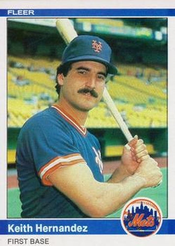 #587 Keith Hernandez - New York Mets - 1984 Fleer Baseball