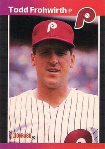 #587 Todd Frohwirth - Philadelphia Phillies - 1989 Donruss Baseball