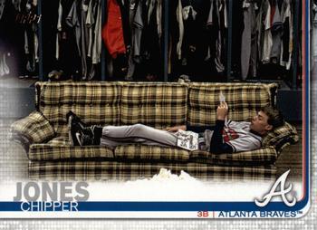 #587b Chipper Jones - Atlanta Braves - 2019 Topps Baseball