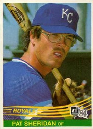 #588 Pat Sheridan - Kansas City Royals - 1984 Donruss Baseball