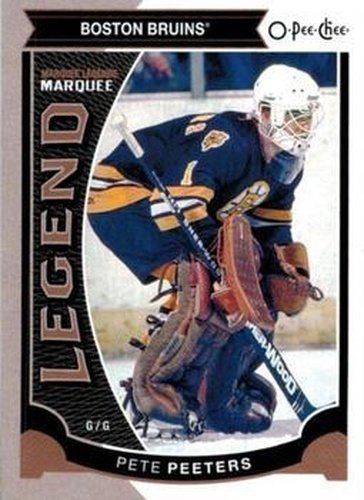 #588 Pete Peeters - Boston Bruins - 2015-16 O-Pee-Chee Hockey