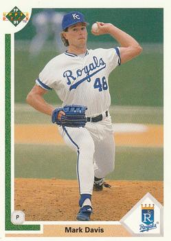 #589 Mark Davis - Kansas City Royals - 1991 Upper Deck Baseball