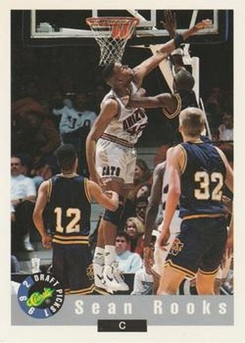 #58 Sean Rooks - Arizona Wildcats - 1992 Classic Draft Basketball