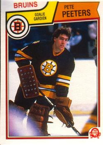 #58 Pete Peeters - Boston Bruins - 1983-84 O-Pee-Chee Hockey