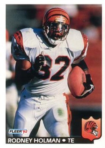 #58 Rodney Holman - Cincinnati Bengals - 1992 Fleer Football