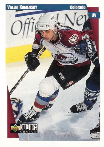 #58 Valeri Kamensky - Colorado Avalanche - 1997-98 Collector's Choice Hockey