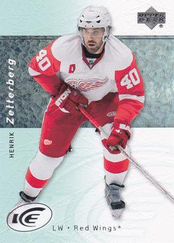 #58 Henrik Zetterberg - Detroit Red Wings - 2007-08 Upper Deck Ice Hockey