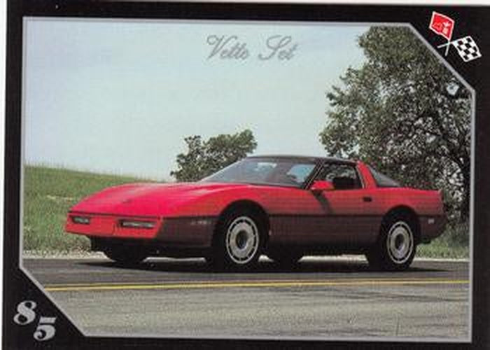 #58 1985 Corvette Sport Coupe - 1991 Collect-A-Card Vette Set