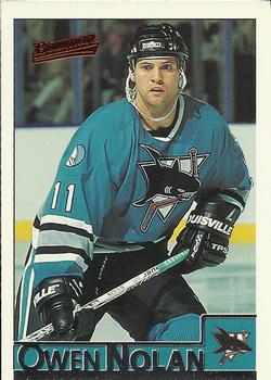 #58 Owen Nolan - San Jose Sharks - 1995-96 Bowman Hockey