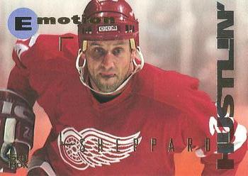 #58 Ray Sheppard - Detroit Red Wings - 1995-96 SkyBox E-Motion Hockey