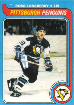 #58 Ross Lonsberry - Pittsburgh Penguins - 1979-80 O-Pee-Chee Hockey