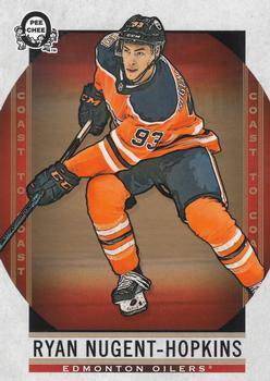 #58 Ryan Nugent-Hopkins - Edmonton Oilers - 2018-19 O-Pee-Chee Coast to Coast Hockey