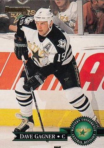 #58 Dave Gagner - Dallas Stars - 1995-96 Donruss Hockey