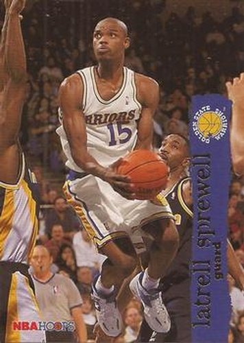 #58 Latrell Sprewell - Golden State Warriors - 1995-96 Hoops Basketball