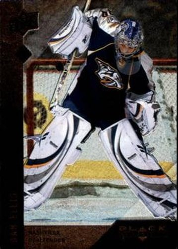 #58 Dan Ellis - Nashville Predators - 2009-10 Upper Deck Black Diamond Hockey