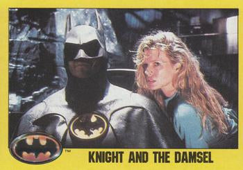 #158 Knight and the Damsel - 1989 Topps Batman