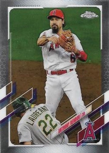 #58 Anthony Rendon - Los Angeles Angels - 2021 Topps Chrome Baseball