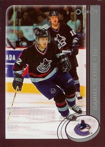 #58 Daniel Sedin - Vancouver Canucks - 2002-03 O-Pee-Chee Hockey